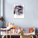 DIY Full Round Drill Diamond Painting 5D Splash Ink Horse Poster Kit Craft
