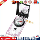 Portable Mapping Ruler Mirror Outdoor Survival Camping Hiking Compass Tool