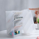 Oblique Pen Holder Desktop Storage Box Makeup Brush Organizer (White L)