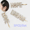 DREAM  Beauty Hair Clips Letter Barrettes Crystal Hairpins Rhinestone Headwear