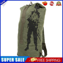 Canvas Backpack Sports Bicycle Rucksack Outdoor Climbing Bag (Army Green M)