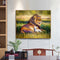 Paint By Numbers for Kids Adults Beginner Lion and Lamb DIY Acrylic Painting Kit