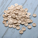 (100pcs/pack) Handmade with love Buttons Scrapbooking Sewing 20mm  Newly