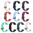 Silicone Strap Wristband Band for Huawei Band 4/Honor Band 5i (Wine Red)
