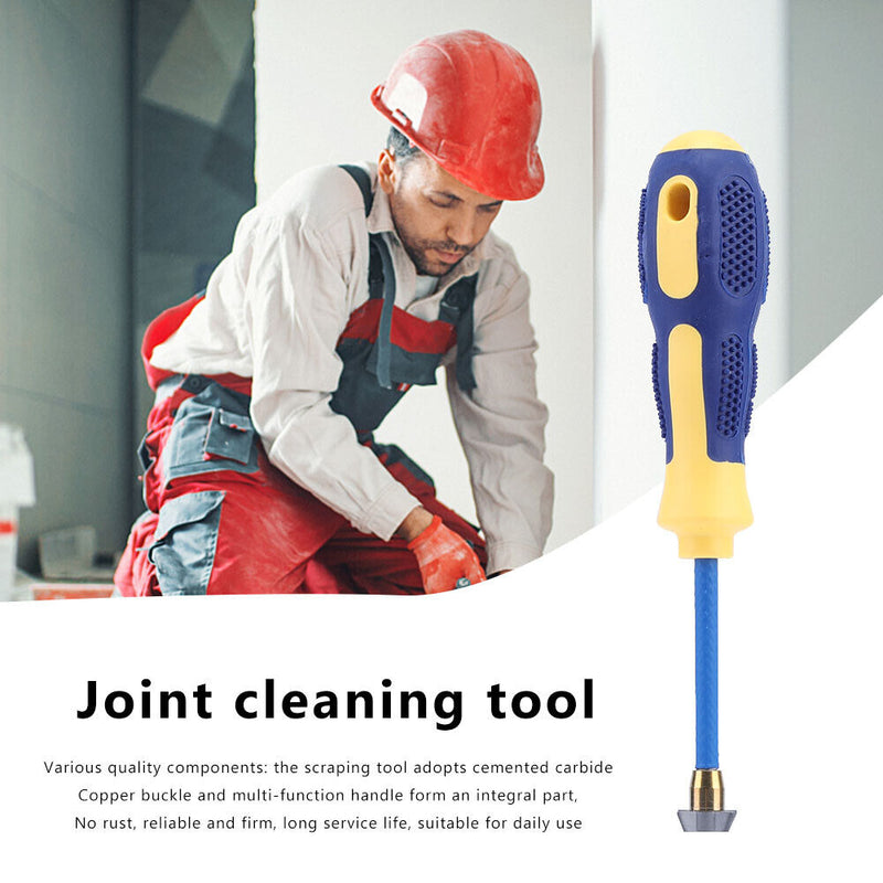 4 in 1 Ceramic Tile Grout Remover Drill Bit for Floor Wall Seam (Front)