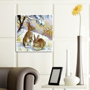 5D DIY Diamond Painting Snow Bunny Full Round Drill Mosaic Art Picture Decor