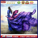 Girl Oil Paint By Numbers Kit DIY Acrylic Painting on Canvas Wall Art Picture