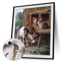 Goat Rabbit Oil Paint By Numbers Kit DIY Acrylic Painting on Canvas (B1481)