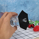 Silicone Heat-resistant Dust-proof Sealed Cup Lids Bowl Cover Lid (Black)