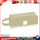 Korean Large Capacity Pencil Case Bags Zipper Solid Stationery Box (Green) Newly