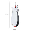 Carp Fishing Rockets Feeders Float Bait Lure Holder Tool (Black + White S)