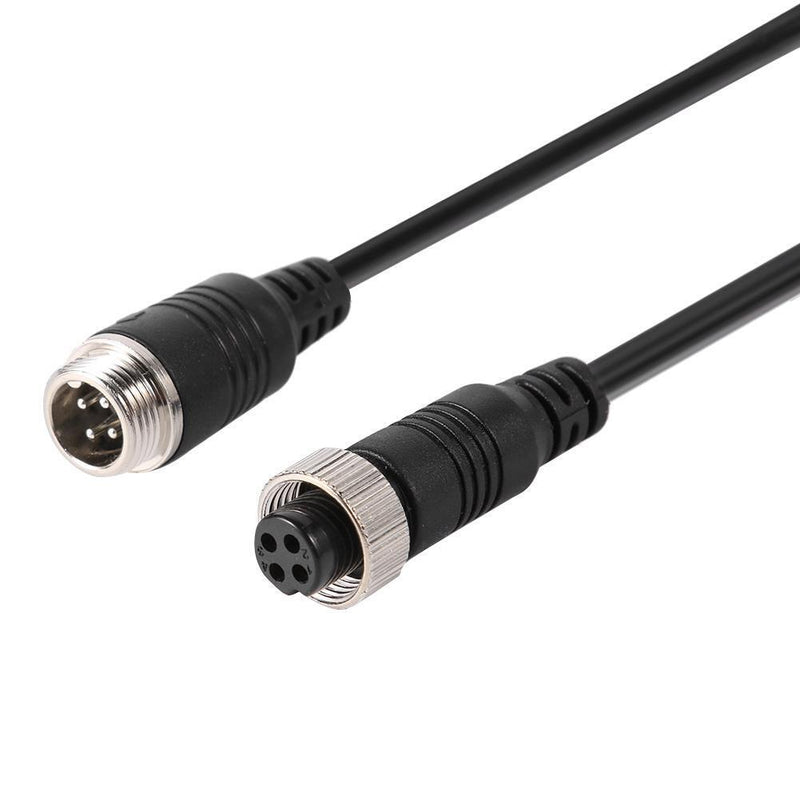 Chansted 4-Pin Aviation Head Video Cable (Male to Female, Waterproof)