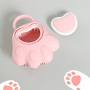 Exfoliating Silicone Scrubber Soap Dispenser Baby Bath Cleaning Massage Brushes