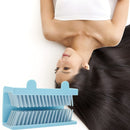 Shower Hair Catcher Wall Silicone Hair Trap Collector for Bathroom (Blue)