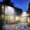Portable Solar Lights Ip65 Waterproof Retro Remote Control for Home Garden