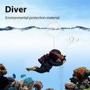 Aquarium Fish Tank Landscape Diver Underwater Aquatic Ornaments (Black) Newly