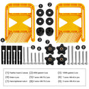 28pcs Woodworking Extended Feather Loc Board Kit Adjustable Bench Saw Tool