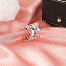 Hip Hop Rock Promise Adjustable Halloween Punk Spider Ring Simulation Animal