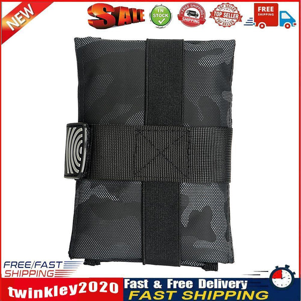 Lightweight Bicycle Hard Saddlebag Wind Bike Cushion Folding Bag (Black) Newly