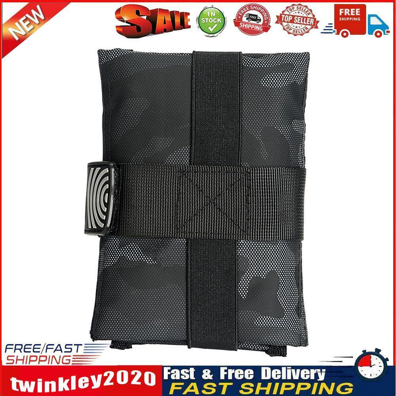 Lightweight Bicycle Hard Saddlebag Wind Bike Cushion Folding Bag (Black) Newly