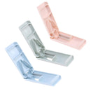Medicine Cutter Box Mini Medicine Cutting Portable Safe with Blade Guard (B