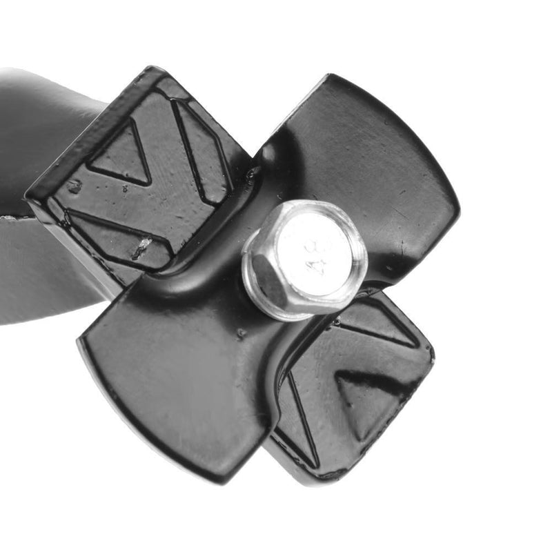 Heavy Duty Bike Cycling Kick Stand Adjustable Rubber Foot Frame(Blcak)