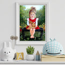 Ponytail Girls DIY Diamond Painting Kits Full Round Drill Wall Decor Art