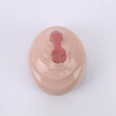 Silicone Shampoo Scalp Massage Brush Portable Hair Washing Comb (Pink)