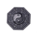 Obsidian Carved Yin Yang Ba Gua Pendant Necklace Lucky Chain Jewelry Amulet A2R1