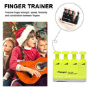 Flanger Piano Finger Trainer Exerciser Guitar Finger Strength Tool (Green) Newly