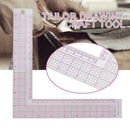 Tailor Drawing DIY Crafts Tool L-shape Ruler Sewing Curve T2M0 Gauge Home J4X8