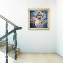5D Diamond Painting Kit Angel Baby Girl Full Round Rhinestone DIY Home Decor