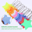 Reflector Pendant Stylish Pendant Keychain Reflector for Bags Strollers 24 Pcs