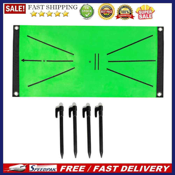 Golf Training Mat Golf Practice Training Aid Game Gift for Home Office Outd