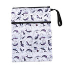 Waterproof Reusable Wet Bag Printed Diaper Nappy Bags with Two Zipper (B) Newly