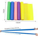 Training Fitness Exercise Gym Strength Resistance Pilates Sport Latex Bands R