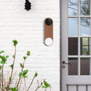 Doorbell Silicone Cover Case Doorbell Accessories for Google Nest (Brown)