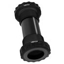 Lebycle Bottom Bracket Screw Type MTB Road Bike Aluminum Axis Part (Black)