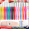 14pcs Aluminum Crochet Set Soft Handles Knitting Needles Kit Weaving Tools Newly