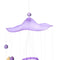 Creative Lucky Humming Bird Wind Bells Chimes Hanging Gifts Decor(Purple)
