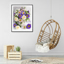 5D DIY Full Round Drill Diamond Painting Flowers and Plants Pattern Mosaic Ki