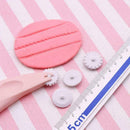 4Wheel Embosser Cutter Sugar Craft Paste Cake Decoration Pastry Mold Tools B5O2