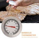 Stainless Steel Barbecue Grill Thermometer 0-120 Celsius Oven Temperature G