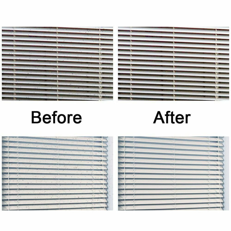 Duster Microfiber Household Removable Venetian Window Blind Cleaner Brush Clip