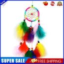 2pc Colorfull Dream Catcher Feather Crafts Handmade Home Hanging Gifts