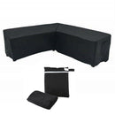 Protective Waterproof L Shape Dustproof Rattan Corner Furniture Cover Oxford