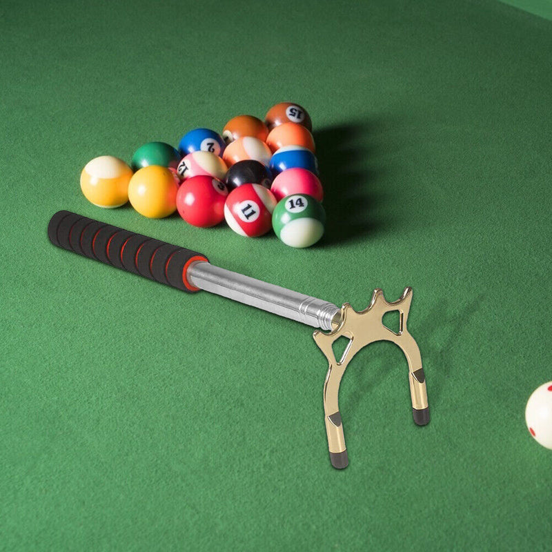 Stainless Steel Retractable Billiards Cue Stick Bridge Pool Table Accessori