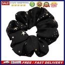 Korean Chiffon Scrunchies Women Girl Star Hairband Elastic Hair Rope Ties Hol