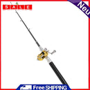 5pcs Mini Portable Pocket Fish Pen Fishing Rod Pole Reel Combos