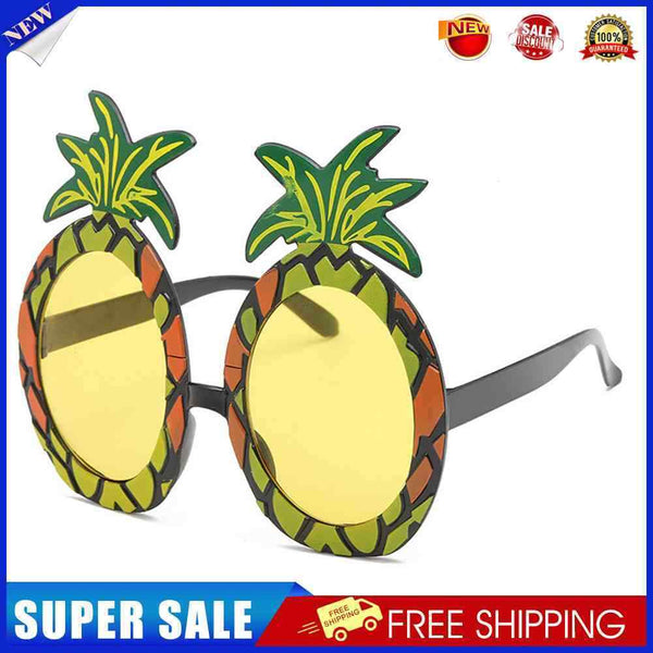 #A Hawaii Party Glasses Pineapple Fruit Tropical Birthday Party Supplies Photo P